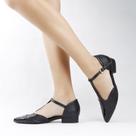 Scarpin Couro Liso Aberto