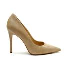 Scarpin Couro Nude Salto Alto Cecconello 2130008-128