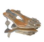 Scarpin Cristal Cinderela Transparente Salto 7 cm