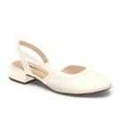 Scarpin dakota slingback mary jane salto bloco conforto