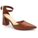 Scarpin de Salto Bloco Feminino Cazzualen T7012-024