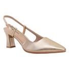 Scarpin Fechamento Regulável Ouro Comfort