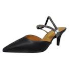Scarpin Feminino Baixo Strass Estilo Slingback Vizzano