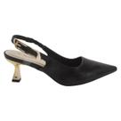Scarpin Feminino Bebecê Slingback T3814-381 - Preto Scarpin Feminino Bebecê Slingback T3814-381 - Preto