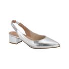 Scarpin Feminino Beira Rio Slingback Salto Grosso Baixo Moda