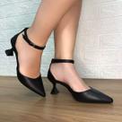 Scarpin feminino bico fino elegante salto taça noiva confortável moda festa tendência