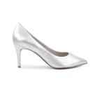 Scarpin Feminino Bottero Couro Salto Fino Prata - 353701 Scarpin Feminino Bottero Couro Salto Fino Prata - 353701