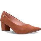 Scarpin Feminino Camurça Salto Grosso - Look Elegante e Confortável Scarpin Feminino Camurça Salto Grosso - Look Elegante e Confortável