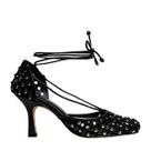 Scarpin Feminino Carrano Couro Salto Fino Preto - 761001