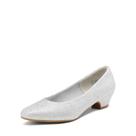 Scarpin Feminino DREAM PAIRS Clássico Conforto Prata 8W