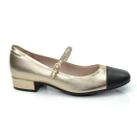 Scarpin Feminino Moleca Dourado - 57951