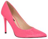 Scarpin Feminino Nine West Fresh Rosa com Paetês e Salto de 10 cm