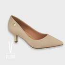 Scarpin feminino pelica salto baixo - Vizzano