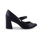 Scarpin Feminino Piccadilly Salto Bloco Preto - 7451