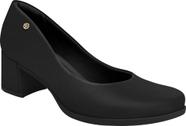 Scarpin Feminino Salto Baixo Piccadilly Preto 654007