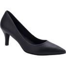 Scarpin Feminino Salto Fino Médio Couro Clássico Moda 2360.71899 Lia Line