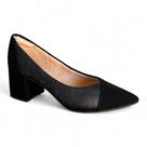 Scarpin Feminino Santinelli Nobuck Salto Bloco Confortável