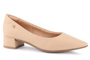 Scarpin feminino santinelli salto baixo bico fino - 1546001