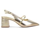 Scarpin Feminino Santinelli Slingback Dourado - 1636-027-252