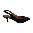 Scarpin Feminino Scarpin Slingback Salto Baixo Vizzano