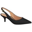 Scarpin Feminino Slingback Pelica Preto Vizzano 1122.806