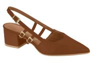 Scarpin Feminino Slingback Salto Bloco Vizzano 1220.381.7286