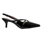 Scarpin Feminino SlingBack Vizzano 1122.885 Verniz Preto Scarpin Feminino SlingBack Vizzano 1122.885 Verniz Preto
