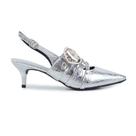 Scarpin Feminino Suzana Santos Prata - 3437 Scarpin Feminino Suzana Santos Prata - 3437