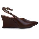 Scarpin Feminino Tanara Slingback Marrom - T9512