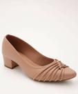 Scarpin Feminino Tiras Salto Grosso Bico Fino-45054