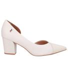 Scarpin Feminino Usaflex Ep12003002 Em Marfim