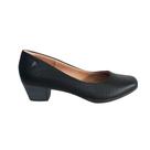 Scarpin Feminino Usaflex Salto Bloco Bico Quadrado AC3215005