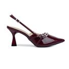 Scarpin Feminino Via Marte Verniz Vinho - 145-005-01