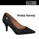 Scarpin Feminino Vizzano Lisa Salto Médio Bico Fino Social Conforto Scarpin Feminino Vizzano Lisa Salto Médio Bico Fino Social Conforto