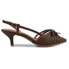 Scarpin Feminino Vizzano Salto Fino Marrom Capuccino - 1122