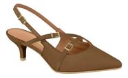 Scarpin Feminino Vizzano Slingback Salto Baixinho 1122.885