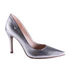 Scarpin Feminino Zariff Metalizado 9430-212 Prata Scarpin Feminino Zariff Metalizado 9430-212 Prata