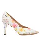 Scarpin Florescer Jorge Bischoff Bico Fino Couro