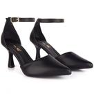 Scarpin Madame Maravilha Salto 7cm Verniz Salto Baixo Comercial Luxo Formal Gospel Evangelico