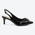 Scarpin Mariotta Slingback Kitten Heels Feminino 1355324-01
