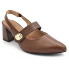 Scarpin Mary Jane de Salto Bloco Comofortflex 2654335