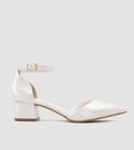 Scarpin Noiva CBK Couro Perolado Off White