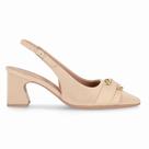 Scarpin Piccadilly Bico Fino Salto Bloco Slingback 764020 Scarpin Piccadilly Bico Fino Salto Bloco Slingback 764020