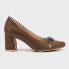 Scarpin Ramarim Total Comfort Em Couro Marrom Scarpin Ramarim Total Comfort Em Couro Marrom