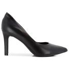 Scarpin salto alto bico fino usaflex couro