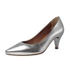 Scarpin Salto Baixo Fino Luiza Sobreira Prata Mod. 2161 Scarpin Salto Baixo Fino Luiza Sobreira Prata Mod. 2161