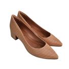 Scarpin salto bloco alexia fernanda confortline - cl00