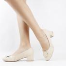 Scarpin Salto Bloco Fivela