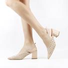 Scarpin Salto Bloco Slingback