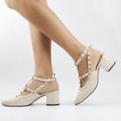 Scarpin Salto Bloco Slingback